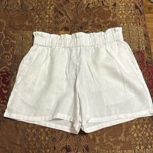 Linen shorts, size medium